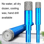 5 Stück Keramik-Glas-Lochöffner, heimischer Marmor-Lochstanzer, Stanzdurchmesser:, 6mm, 8mm, 10mm, 12mm, 14mm, 16mm – Bild 5