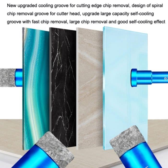 5 Stück Keramik-Glas-Lochöffner, heimischer Marmor-Lochstanzer, Stanzdurchmesser:, 6mm, 8mm, 10mm, 12mm, 14mm, 16mm – Bild 6