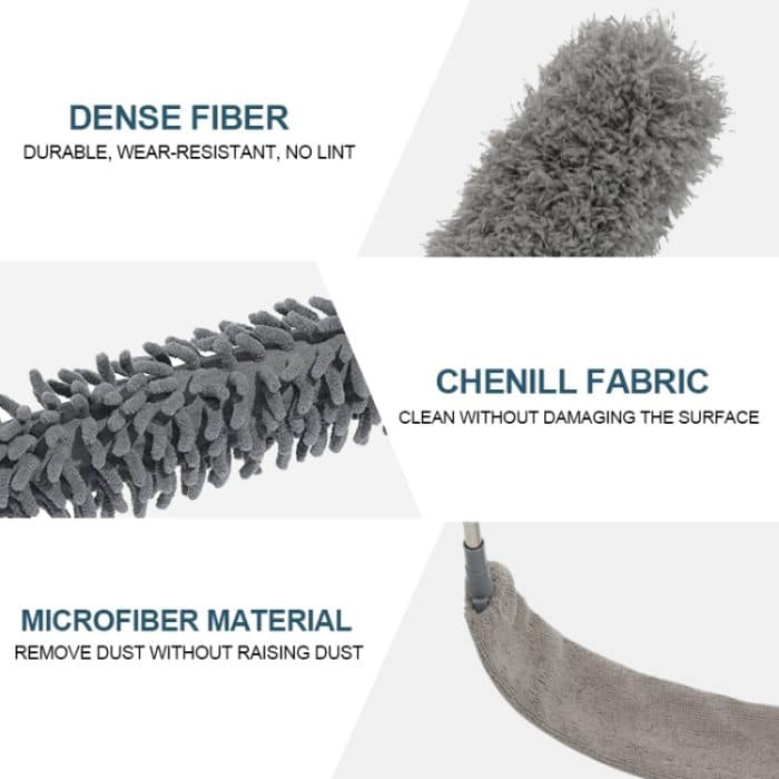 2,5 m/100 Zoll Staubreiniger Sofa Ausziehbarer Staubwedel Entfernung Haushaltsreinigungswerkzeuge, 4 In 1, 5 In 1, 6  In 1, 7  In 1, 9 In 1, Ordinary Model – Bild 3