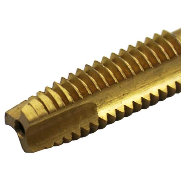 M3-M8 titanbeschichteter Gewindebohrer mit geradem Schlitz HSS-Gewindebohrer-Innengewindesatz – Bild 4