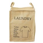 Jute-Aufbewahrungsbox, Stoffkorb für schmutzige Kleidung, Aufbewahrungstasche für verschiedene Sortierungen, Men Shirt, Milk Carton, Cans, Coke Bottle, Women T-shirt
