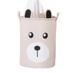 Spielzeug Aufbewahrungstasche Kinder Kleidung Organizer Cartoon Stoff Aufbewahrungseimer, Ears Bear, Eyelash Rabbit)