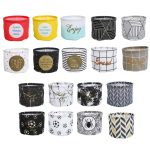 Aufbewahrungskorb aus Stoff für den Schreibtisch, Stil:, Blue KEEP, White Marble Pattern, Black Cloud Pattern, Stripes ENJOY, Black STUFF, Gray Yellow Arrow, Black Marble Pattern, Two-Color ENJOY, Black Football, White STUFF, White Grid, White Football... – Bild 2