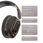 H7 faltbares kabelloses Bluetooth-Headset mit Mikrofon, unterstützt TF-Karte, AUX – Bild 6