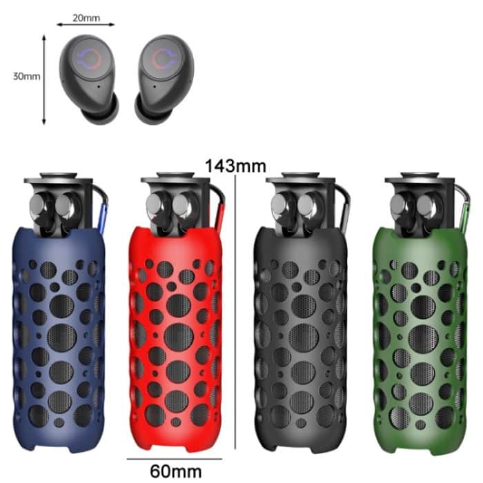 KINGSTAR 2-in-1 Outdoor-Mini-Wireless-Bluetooth-Audio-In-Ear-Kopfhörer – Bild 2