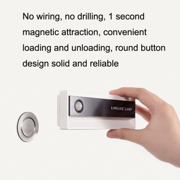 TW-L56 Verknüpfung Menschlicher Körper Induktion Nachtlicht USB Magnetische Korridor Lampe, 1PC, 3PCS – Bild 3