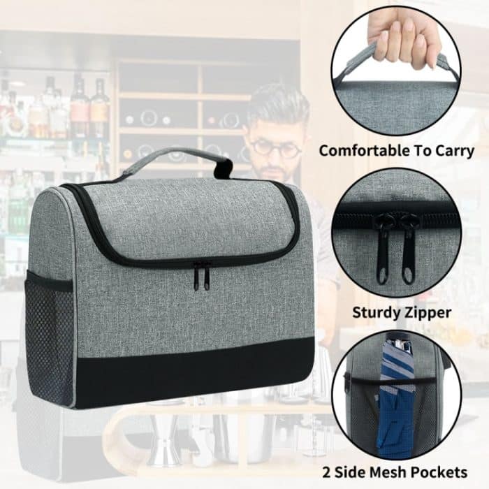 Reise-Barkeeper-Kit-Tasche Bar-Werkzeug-Aufbewahrungstasche – Bild 5