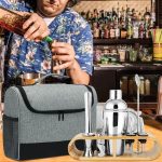 Reise-Barkeeper-Kit-Tasche Bar-Werkzeug-Aufbewahrungstasche – Bild 6
