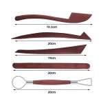 Keramik-Holzstab, Schnitzschaber, Tonhilfe, 11 PCS/Set – Bild 3