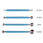 Keramik-Ton-Einkerbungs-Sculpting-Schaber, gepunkteter Bohrer, Nagelkunststift, 14 PCS/Set – Bild 4