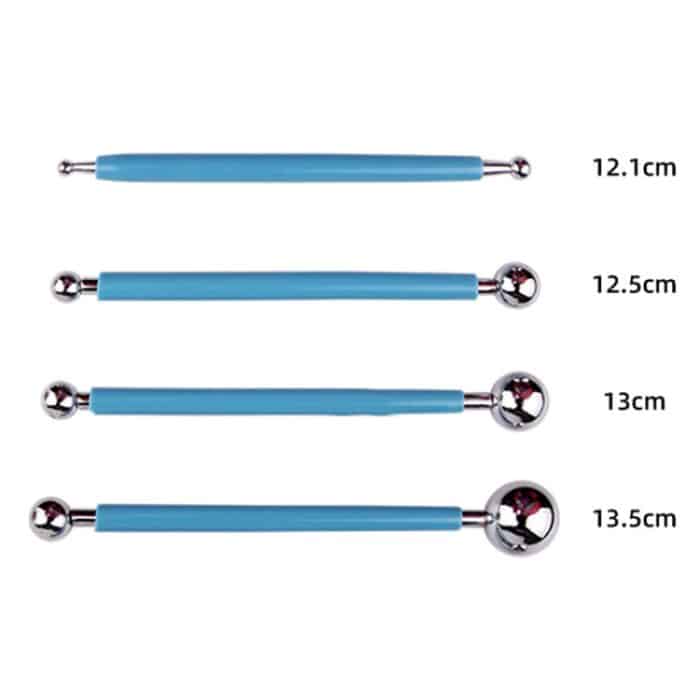 Keramik-Ton-Einkerbungs-Sculpting-Schaber, gepunkteter Bohrer, Nagelkunststift, 14 PCS/Set – Bild 4