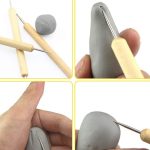 Keramik-Ton-Einkerbungs-Sculpting-Schaber, gepunkteter Bohrer, Nagelkunststift, 14 PCS/Set – Bild 5