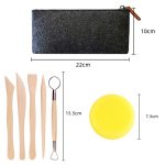 Geschnitztes Messer, Silikonstift, Tonkeramik-Werkzeugset, 25 PCS/Set – Bild 5