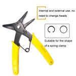 2 Stück RUICHI 2-in-1-Multifunktions-Klemmfeder-Halterungszange – Bild 4