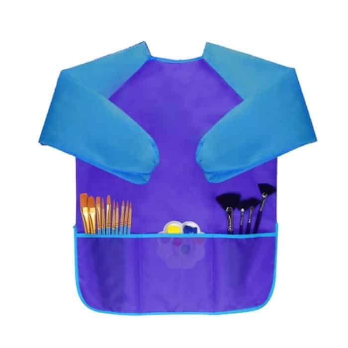 6 Stück/Set Kinder malen wasserfest, schmutzabweisend, rückwärts, Painting Clothing/M – Bild 4