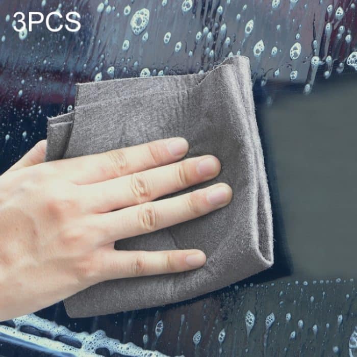3-in-1-Wischtuch-Reinigungstuch zum Abwischen von Glas und Auto, ohne Spuren zu hinterlassen, 30x30cm, 30x40cm, 50x50cm – Bild 1