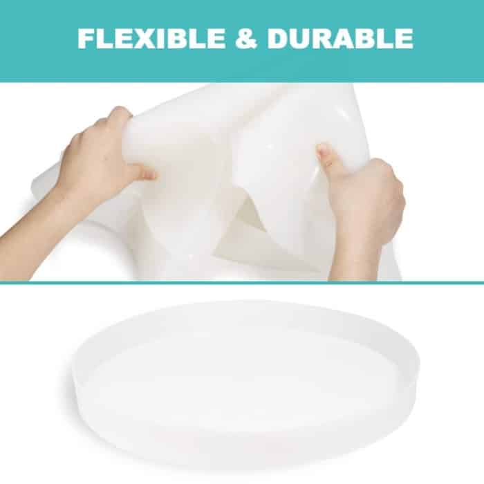 DIY Crystal Drip Rubber Runde Tischform Treibsand Tisch Silikonform, 35cm Round Table Mold, Table Legs High 32cmx3, Table Legs High 42cmx3 – Bild 4