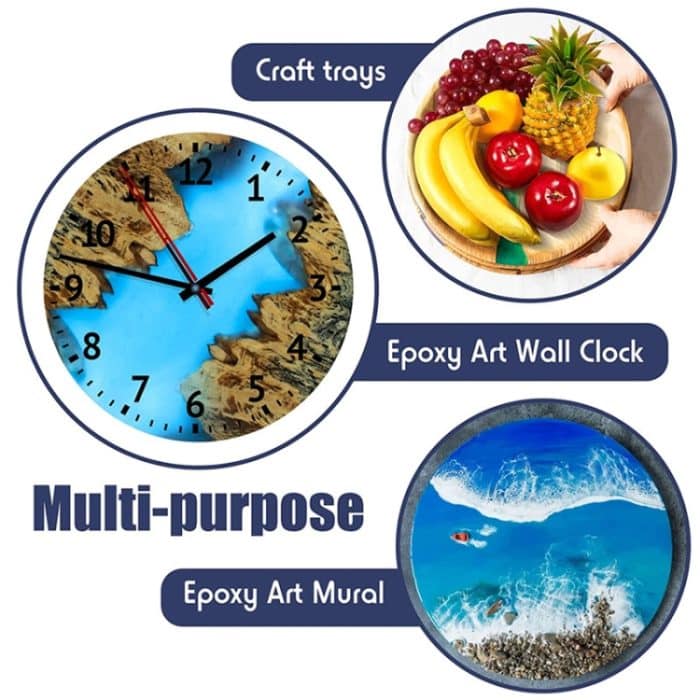 DIY Crystal Drip Rubber Runde Tischform Treibsand Tisch Silikonform, 35cm Round Table Mold, Table Legs High 32cmx3, Table Legs High 42cmx3 – Bild 7