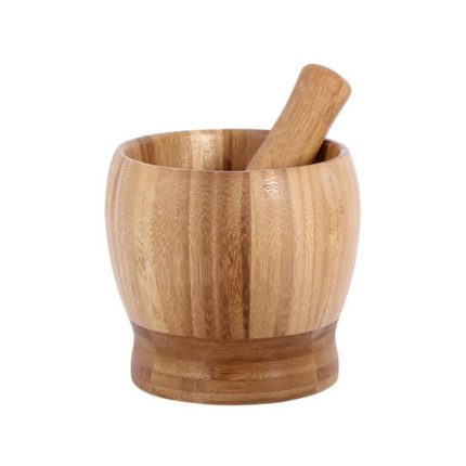 Küchen-Bambus-Knoblauchstampfer-Rührer, Without Lid, With Lid