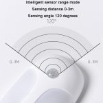 USB wiederaufladbares Firefly Smart Body Sensor LED-Licht, White Light – Bild 5