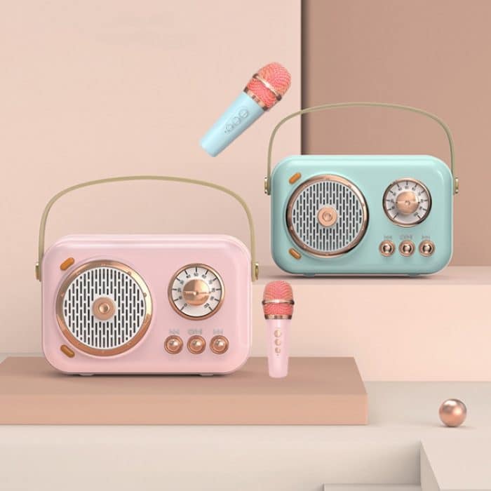 POLVCDG B152 Multifunktionales Karaoke-Mikrofon für kleine Familien, KTV, Sound-Integration, POLVCDG B152 Pink, POLVCDG B152 Green – Bild 2