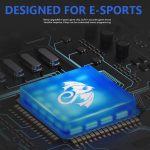 LEAVEN X6 6 Tasten Spielcomputer Ergonomische kabelgebundene Maus, Kabellänge: 1,42 m – Bild 5