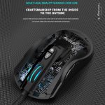 Dark Alien V600 7-Tasten-Bürocomputer-Business-Maus, Kabellänge: 1,42 m – Bild 2