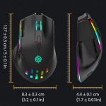 K-Snake BM520 9-Tasten 3200DPI 2,4G RGB Wireless Dual-Mode-Gaming-Maus – Bild 3