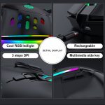 K-Snake BM520 9-Tasten 3200DPI 2,4G RGB Wireless Dual-Mode-Gaming-Maus – Bild 6