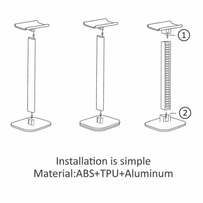 Ajazz abnehmbarer RGB-leuchtender Game-Headset-Ständer, USB-Tonabnehmerlampe, Stil:, RGB Model, Pickup Model – Bild 3