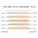 Töpfer-Ton-Schnitzmesser-Werkzeug-Set mit Ton-Bildhauerwerkzeugen, 36 PCS/Set – Bild 4