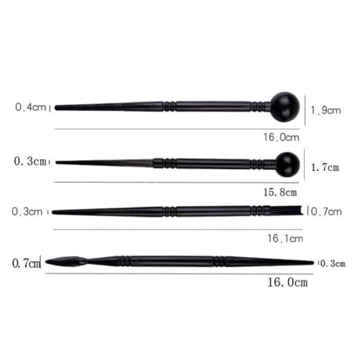 Töpferwerkzeug-Set, Tonschnitzmesser, Einkerbungsstift-Set, 34 PCS/Set – Bild 4