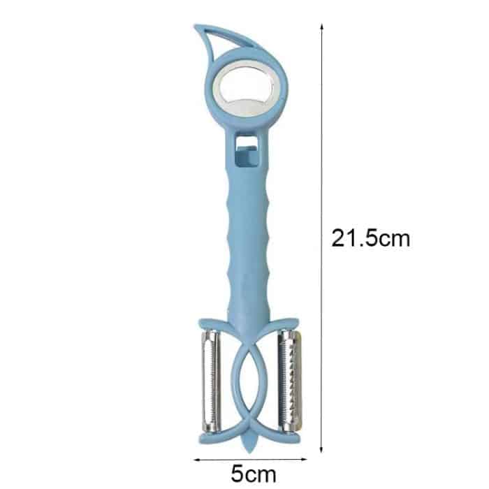 3 Stück 7-in-1 multifunktionaler Peeling-Flaschenöffner, Schäler, Reibe, Dosenöffner – Bild 3