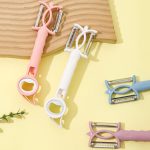 3 Stück 7-in-1 multifunktionaler Peeling-Flaschenöffner, Schäler, Reibe, Dosenöffner – Bild 6