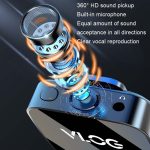 M18 Kabelloses Mikrofon-Kragenclip-Aufnahmegerät, Stil:, 1 In 1 Type-C, 1 In 1 8Pin, 1 In 1 Type-C+8Pin, 1 In 2 Type-C, 1 In 2 8Pin, 1 In 2 Type-C+8Pin – Bild 3