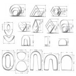 36 in 1 Edelstahl Polymer Clay Ohrringschneider Backform – Bild 3