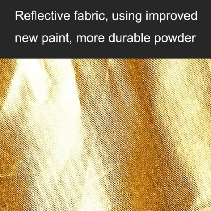 Selens 5-in-1 (Gold/Silber/Weiß/Schwarz/Weiches Licht) faltbares Reflektorbrett, Größe:, 60cm Round, 80cm Round, 110cm Round, 60x90cm, 80x120cm, 120x180cm, 150x200cm, 80cm Triangle, 110cm Triangle – Bild 4