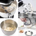 KA-5A Für KitchenAid Tilt-Head Mixer 4.5-5QT Flex Edge Beater mit flexiblen Silikonkanten – Bild 6