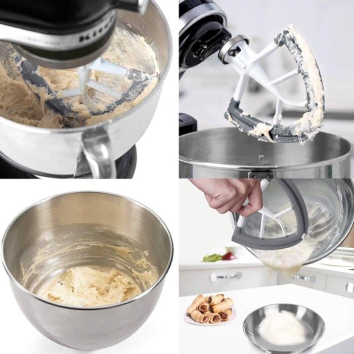KA-5A Für KitchenAid Tilt-Head Mixer 4.5-5QT Flex Edge Beater mit flexiblen Silikonkanten – Bild 6
