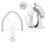 Für KitchenAid 5QT Bowl-Lift Standmixer Flachrührer aus Kunststoff mit Silikonkanten