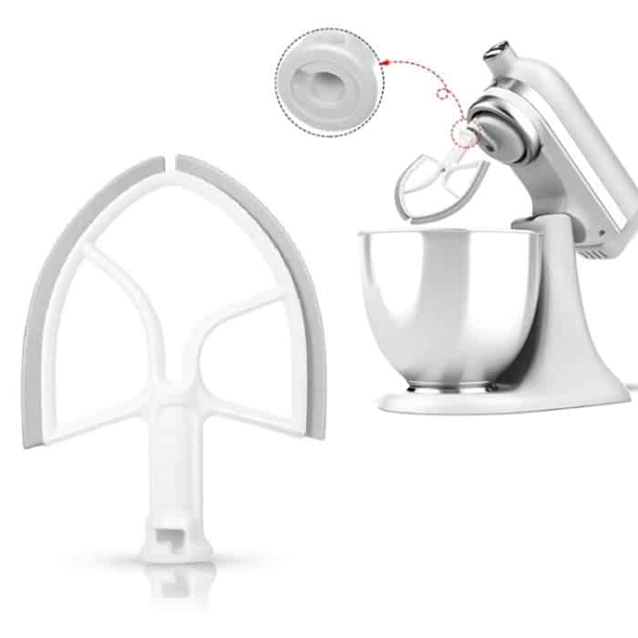 TBD06030599.jpg Für KitchenAid 5QT Bowl-Lift Standmixer Flachrührer aus Kunststoff mit Silikonkanten – Bild 1