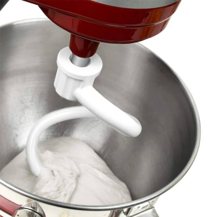 Für KitchenAid 6QT Standhebe-Mixerschüssel Spiralbeschichteter Metall-Knethaken, Dough Hook – Bild 3