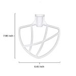Für KitchenAid 6QT Bowl-Lift Standmixer Effizienter Rührflügel aus Metall – Bild 3