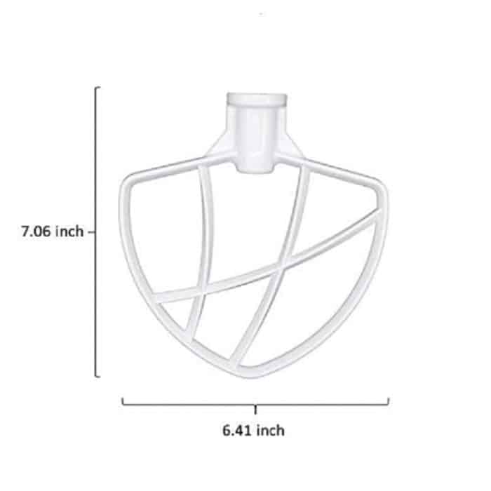 Für KitchenAid 6QT Bowl-Lift Standmixer Effizienter Rührflügel aus Metall – Bild 3