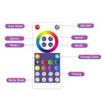 3 m USB Illusion Music Neon 16 Millionen Farben DIY-Lichtleiste, Spezifikation:, Bluetooth, Graffiti WiFi – Bild 3