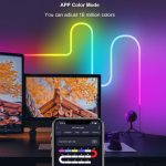 3 m USB Illusion Music Neon 16 Millionen Farben DIY-Lichtleiste, Spezifikation:, Bluetooth, Graffiti WiFi – Bild 6