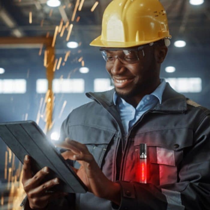 B35 XPG+LED Mini-Stiftleuchte, drei Lichtquellen, praktische Taschenlampen, B35 (Grey), B35 (Red) – Bild 6