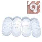 100 Stück 46 mm verstellbare Gedenkmünzen-Sammelbox mit Innenkissen – Bild 2