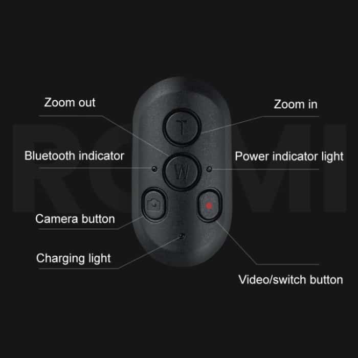 PGYTECH Kamera Handy Desktop Pan Tilt Handstativ, Black, White, Only Tripod, Remote Control Set, Remote control M1 – Bild 5