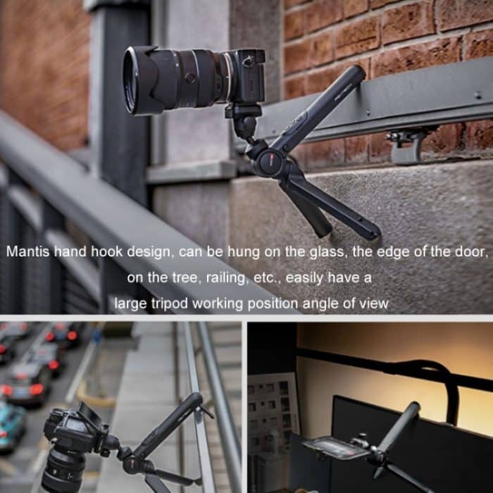 PGYTECH Kamera Handy Desktop Pan Tilt Handstativ, Black, White, Only Tripod, Remote Control Set, Remote control M1 – Bild 8